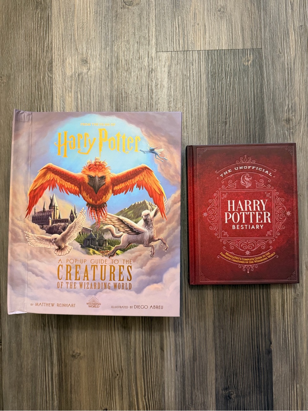 Warner Bros. Harry Potter Pop-Up Creatures Guide & Red Bestiary Set
